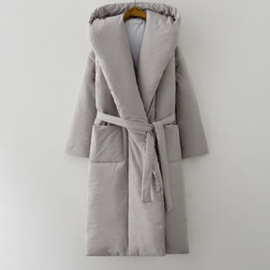 Hooded Long Puffer Parker Coat