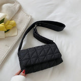 Quilted Shoulder Bag Black