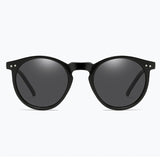 Polarized Round Cat Eye Sunglassess Black