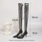 Crystal Over The Knee Boots