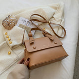 Vintage Square Handbag Beige