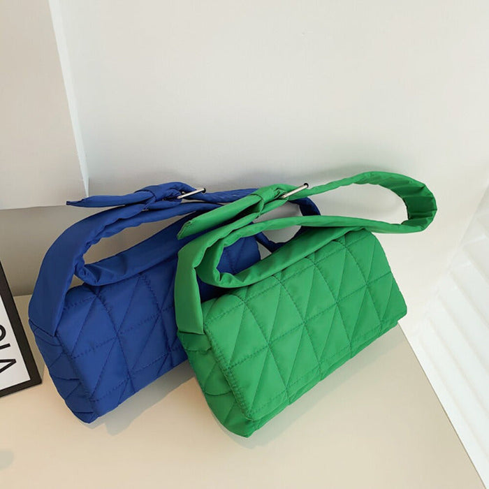 Quilted Shoulder Bag Green