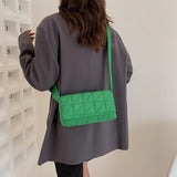 Quilted Shoulder Bag Green