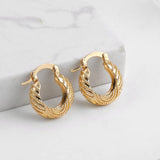 Geometric Hoop Earrings Style 13