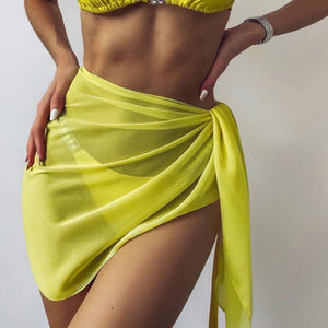Wrap Chiffon Beach Cover Up Skirt