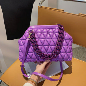 Thick Chain Color Handbag