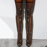 Crystal Over The Knee Boots