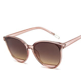 Oversized Cat Eye Sunglasses Brown