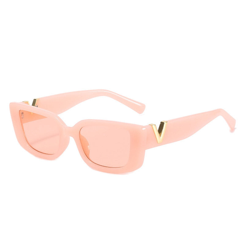 Retro Rectangle Sunglasses