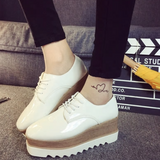 Lace-Up Loafer Platforms