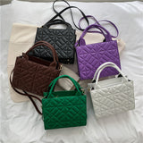 Quilted Tote Shoulder Bag