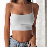 Minimal Tank Top White