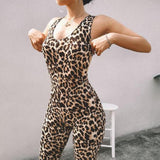 Leopard Print Jumpsuit Leopard