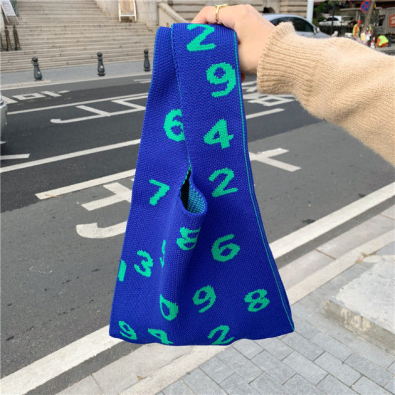 Numbered Cloth Tote Bag