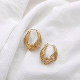 Geometric Hoop Earrings Style 5