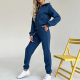 2-Piece Zipper Tracksuit Sweatsuit Set