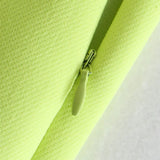 Candy Color Asymmetrical Skort Lime