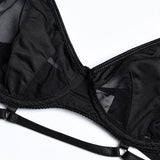 3-Piece Classy Lingerie Set Black