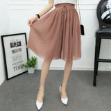 Chiffon High Waist Shorts Dusty Rose