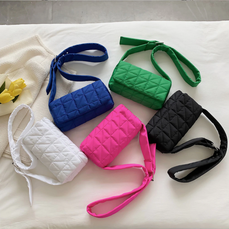 Quilted Shoulder Bag Black