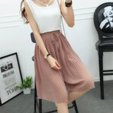 Chiffon High Waist Shorts Dusty Rose