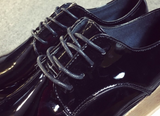 Lace-Up Loafer Platforms