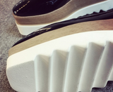Lace-Up Loafer Platforms