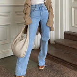 Baggy High Waist Jeans Light Blue