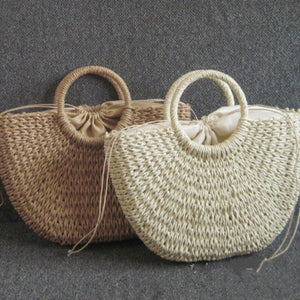 Handmade Straw Tote Bag