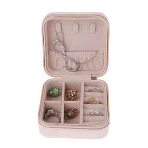 Travel Size Jewelry Box Pink