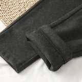 Wool High Waist Trouser Pants