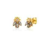 Bee Jewelry Gold Multi Studs