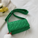 Quilted Shoulder Bag Green