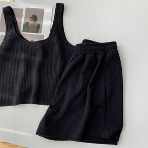 2-Piece Casual Shorts Sleepwear Set