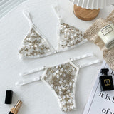 2-Piece Ultra Thin Floral Lingerie Set White