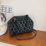 Thick Chain Color Handbag Black