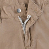 Baggy Wide Leg High Waist Straight Cargo Pants Khaki